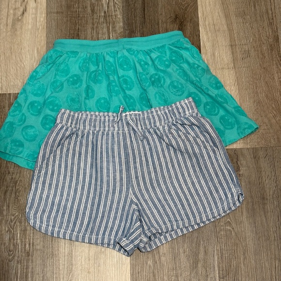 Old Navy Other - Old Navy Teal Skirt and Blue-Striped Shorts Set (10-12)